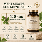KUDZU • 40 mg of Isoflavones • 100% Natural
