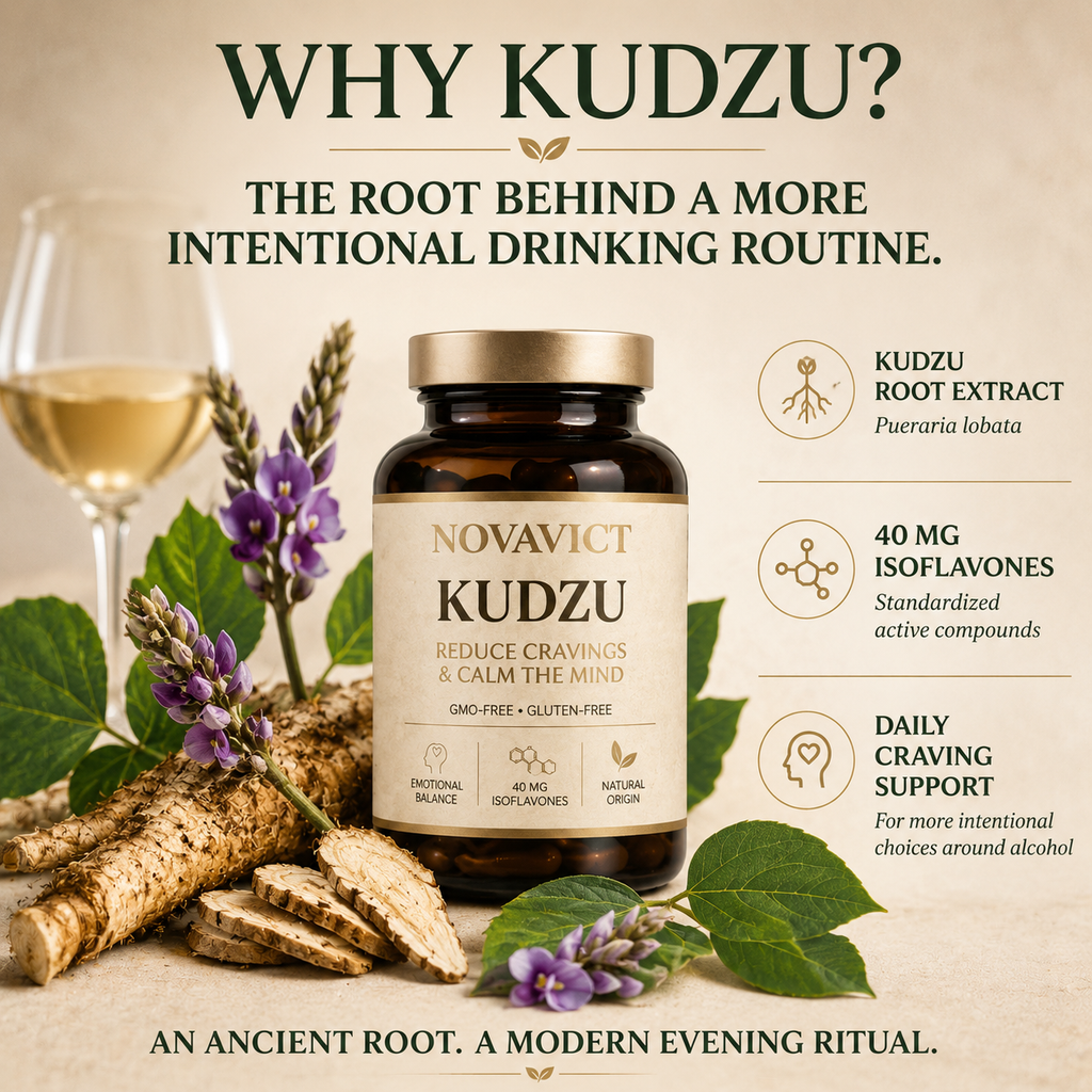 KUDZU • 40 mg of Isoflavones • 100% Natural