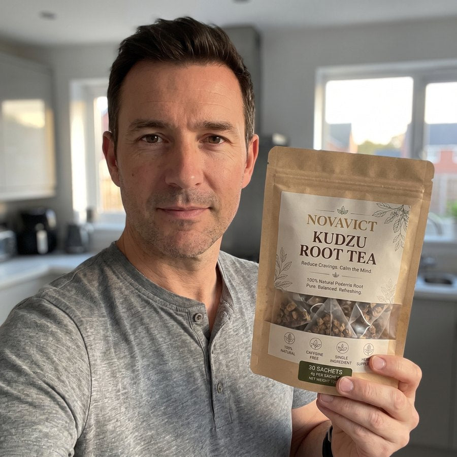 Novavict customer with NOVAVICT Kudzu Root Tea